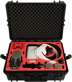 MC-CASES® case for DJI Mavic 2 Pro and Zoom and DJI Goggles / RE also with DJI Smart Controller or Standard Controller - Made in Germany