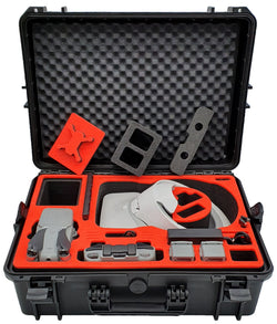 MC-CASES® Case for DJI Mavic Air 2S and Air 2 &amp; DJI Goggles and 6 batteries + accessories