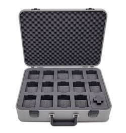 MC-CASES® Watch case carrying case for up to 14 watches - Luxury Line - Aluminum Case - Handmade